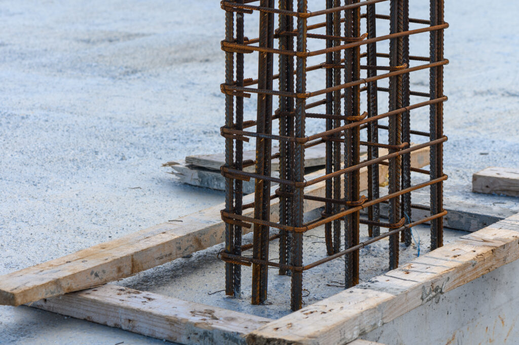 Poured concrete foundation walls by Grand Structural Services, a concrete foundation contractor in Etobicoke
