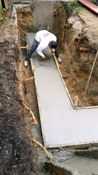 Footings, foundation walls, slabs, underpinning and framing by Grand Structural Services