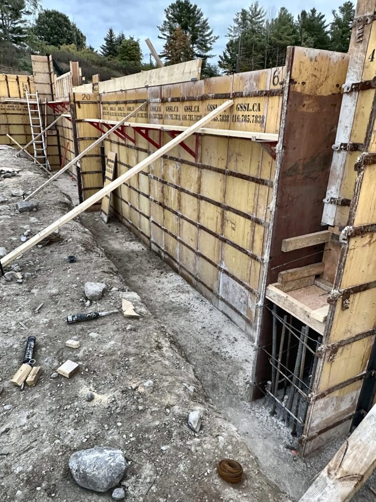 Poured concrete foundation walls, Grand Structural Services project photo 76