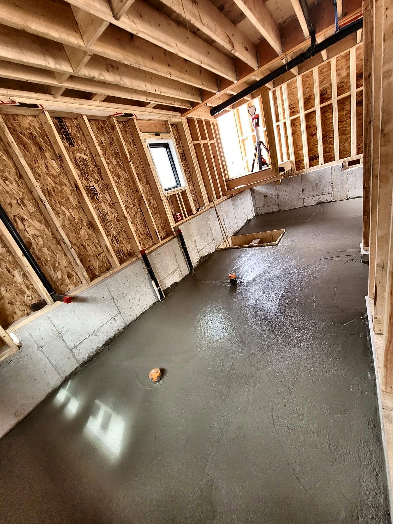 Concrete and framing work by Grand Structural Services