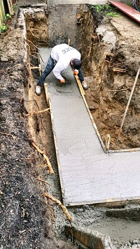 Concrete and framing work by Grand Structural Services
