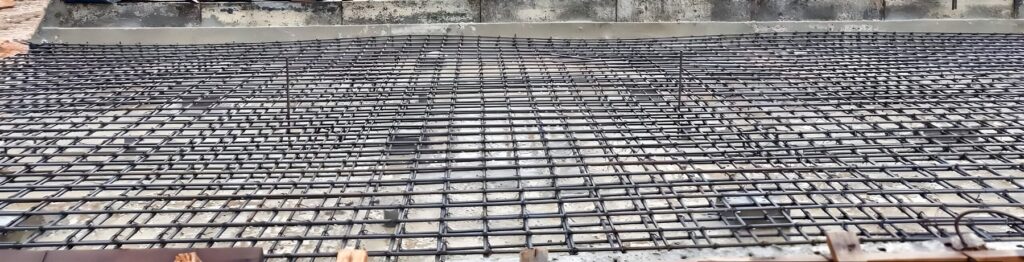 Footing rebar mat, concrete footings in Aurora by Grand Structural Services