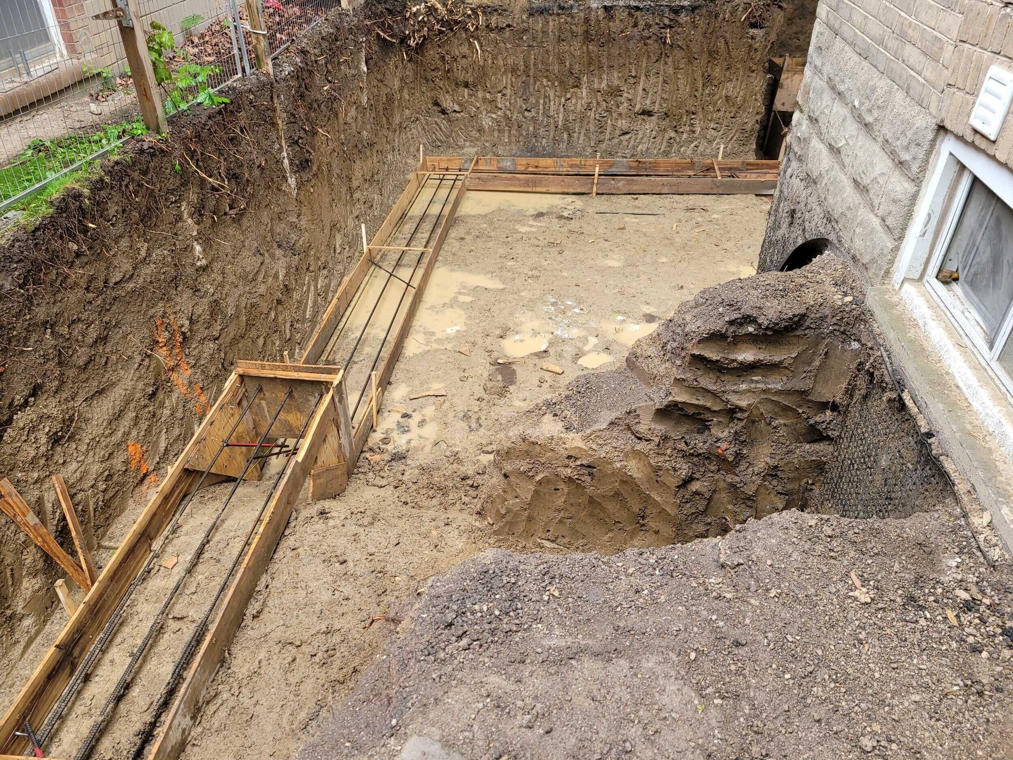 Footings, foundation walls, slabs, underpinning and framing by Grand Structural Services