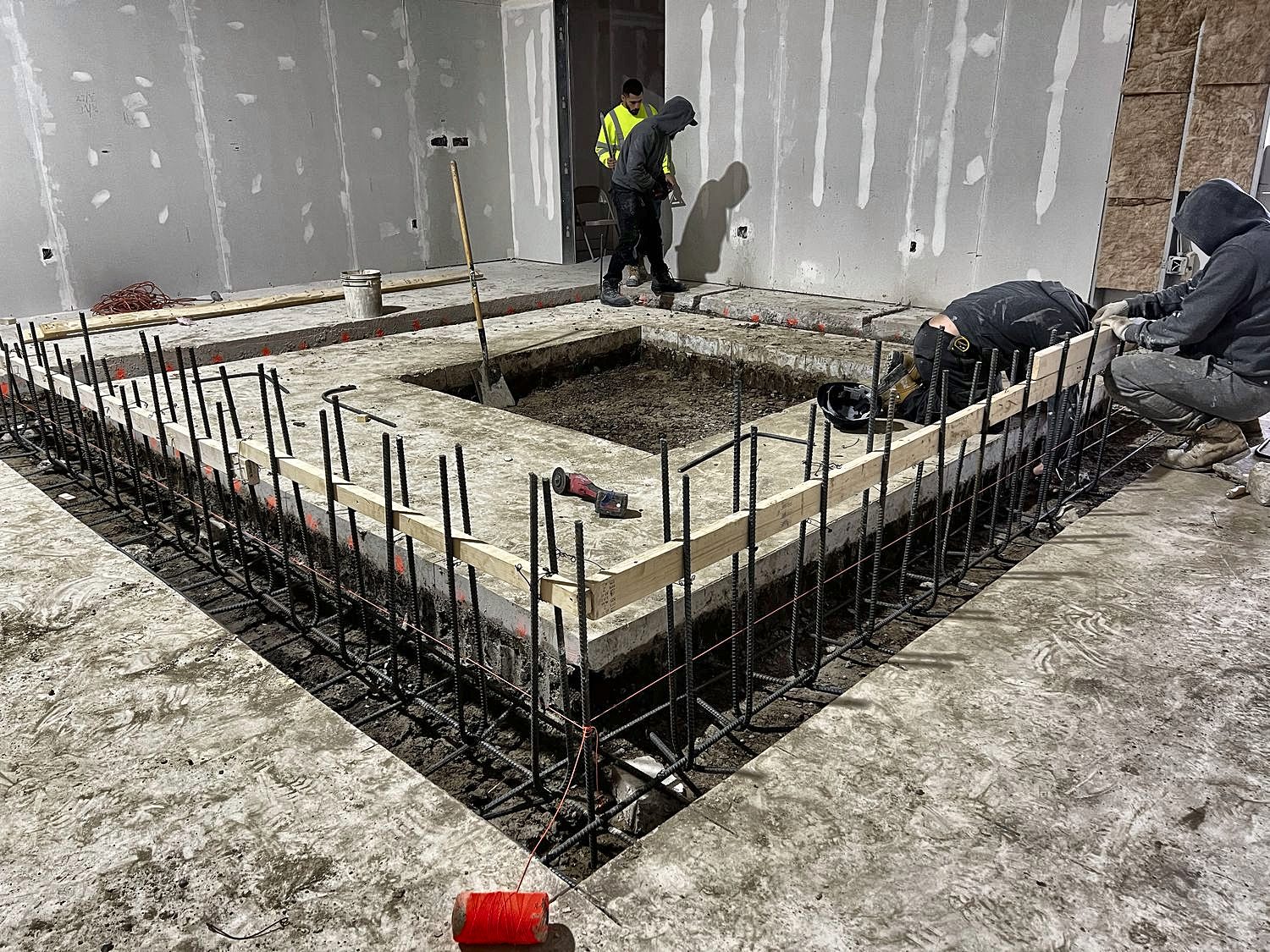 Concrete and framing work by Grand Structural Services