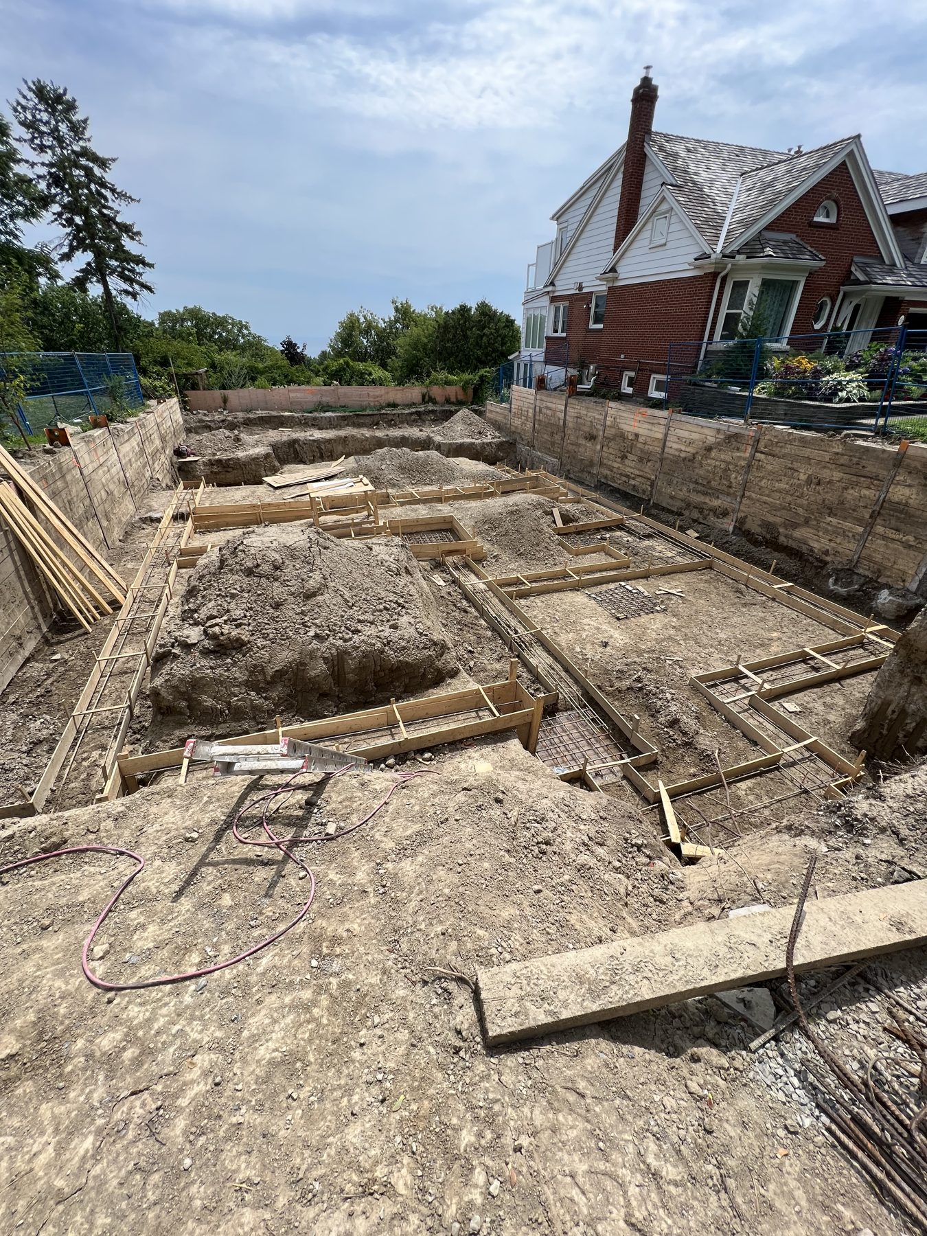 Footings, foundation walls, slabs, underpinning and framing by Grand Structural Services