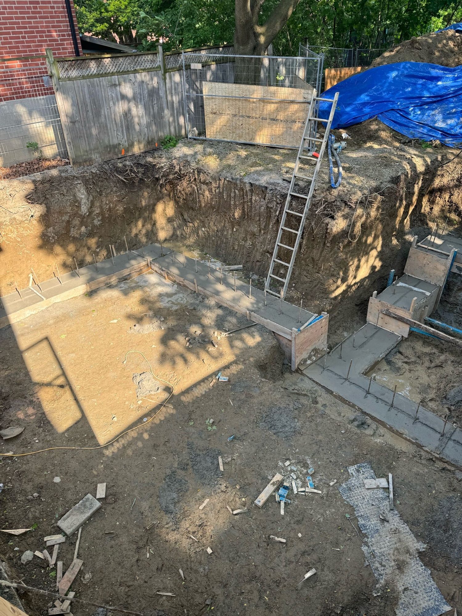 Footings, foundation walls, slabs, underpinning and framing by Grand Structural Services