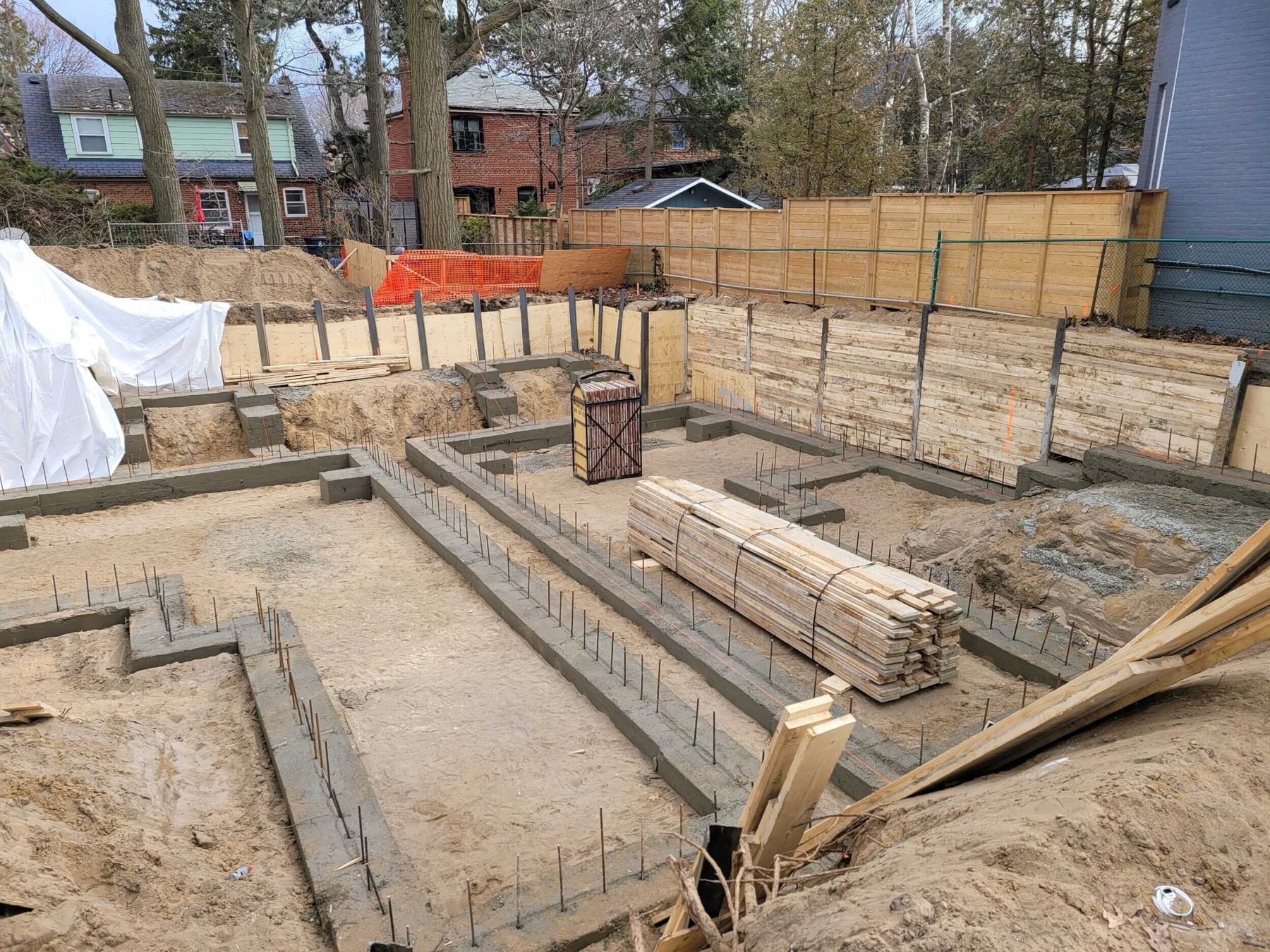 Footings, foundation walls, slabs, underpinning and framing by Grand Structural Services