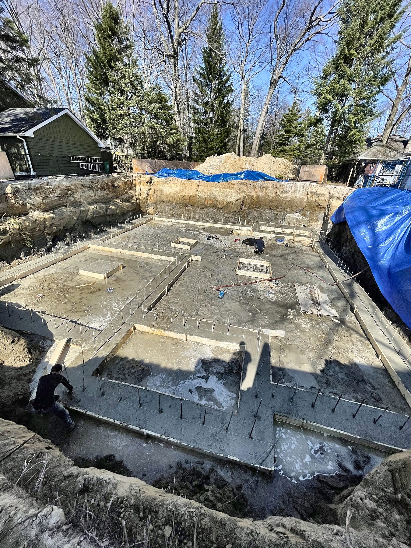 Concrete and framing work by Grand Structural Services