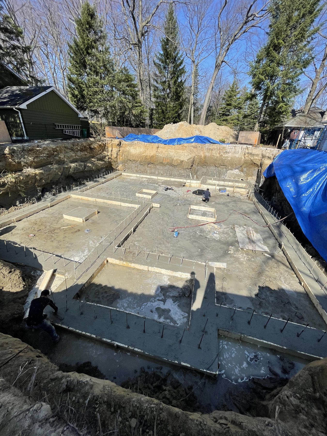Footings, foundation walls, slabs, underpinning and framing by Grand Structural Services