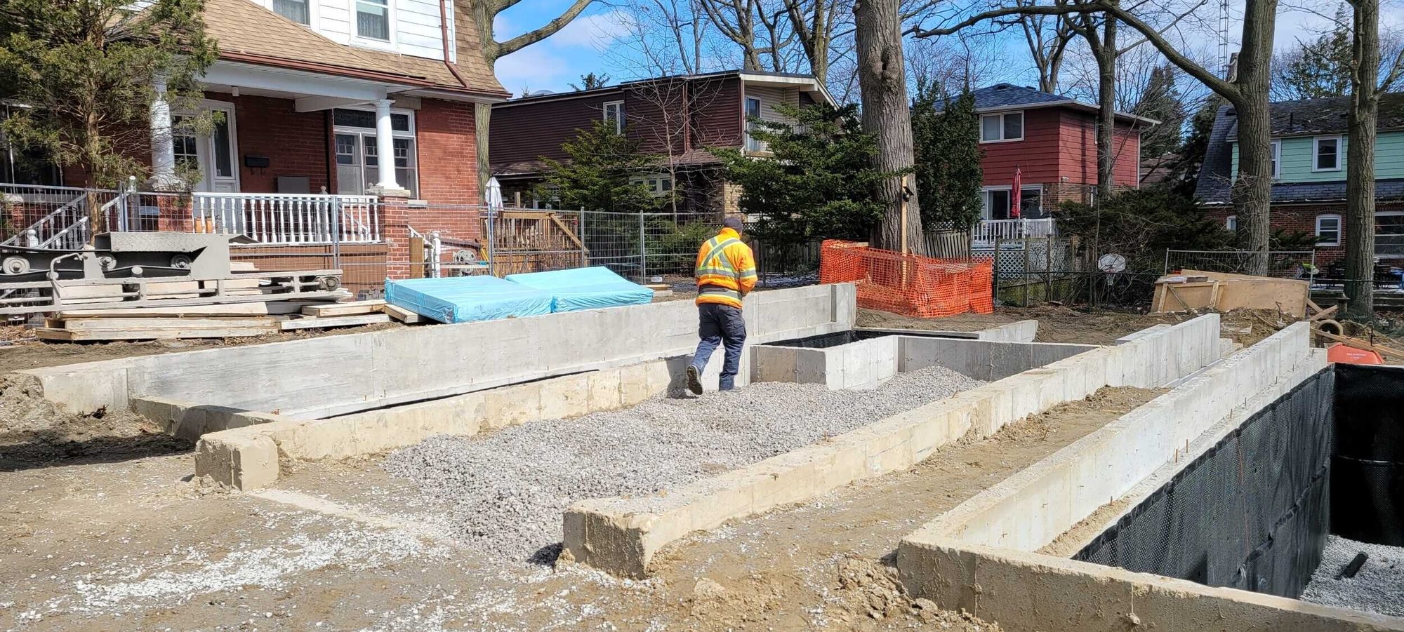 Footings, foundation walls, slabs, underpinning and framing by Grand Structural Services