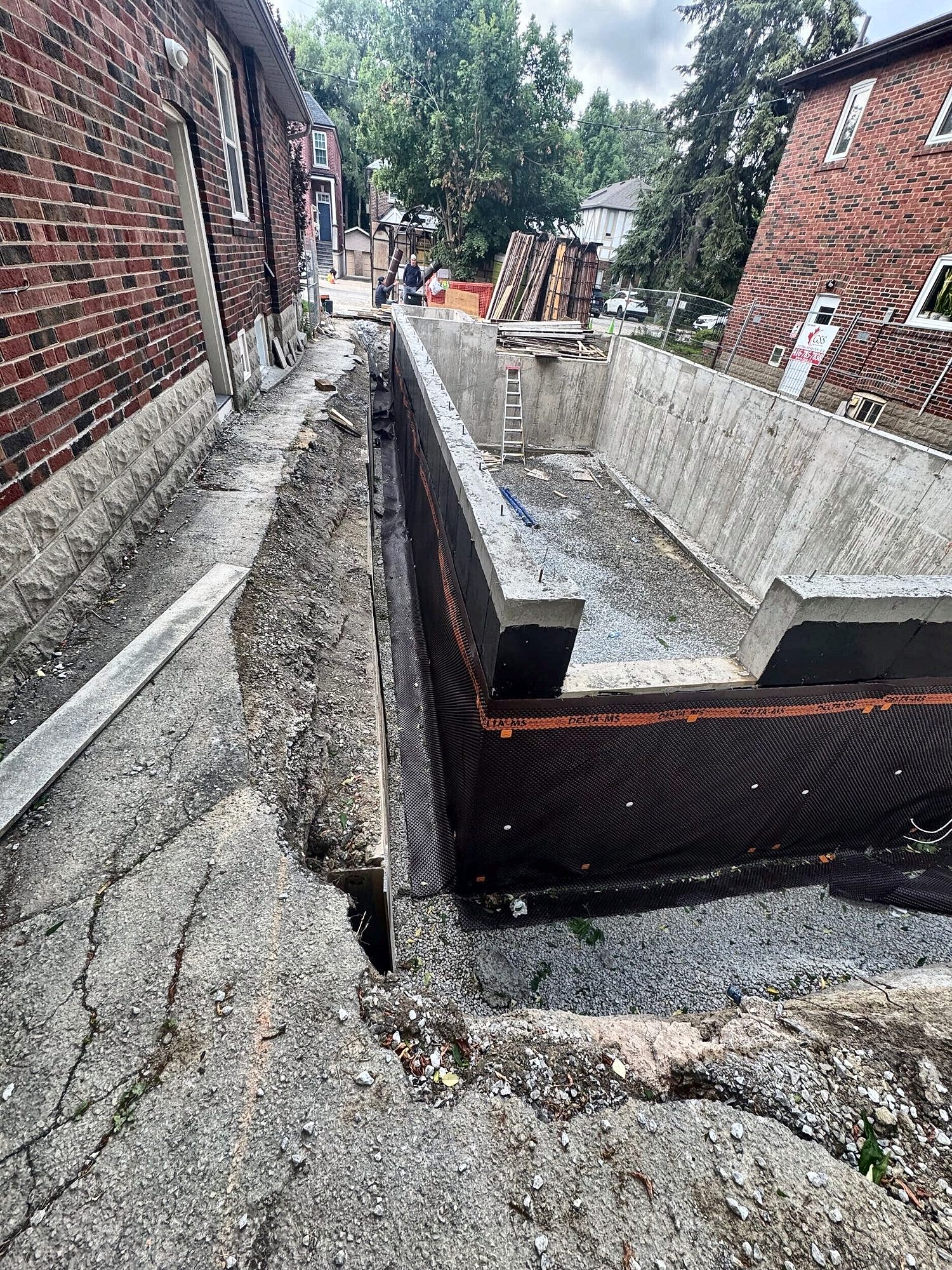 Concrete and framing work by Grand Structural Services