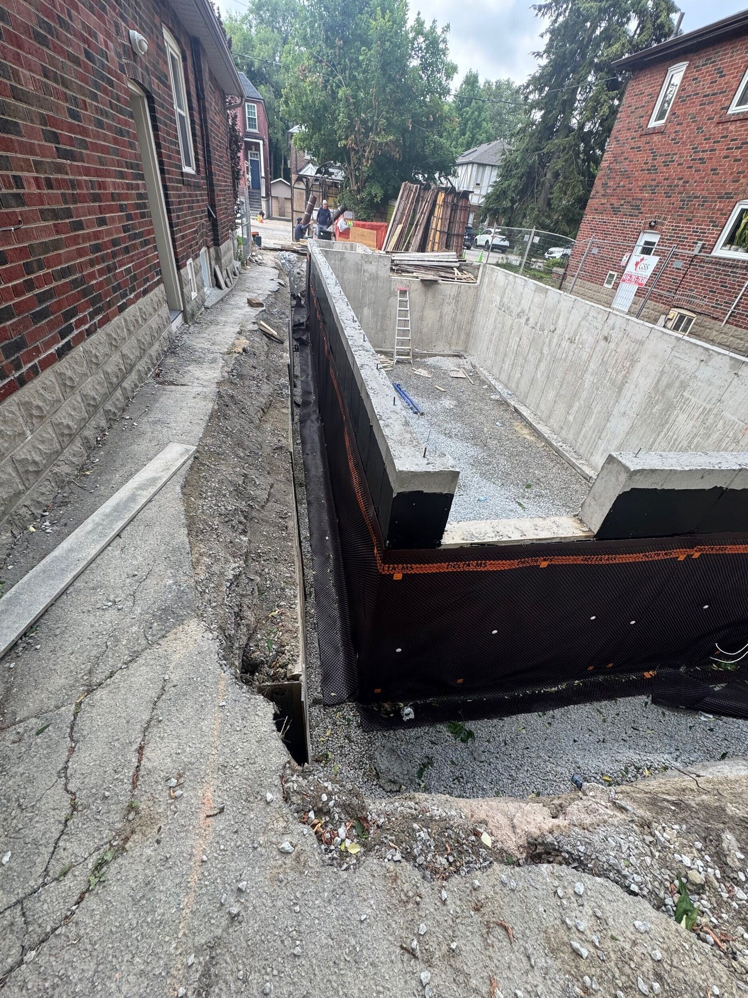 Footings, foundation walls, slabs, underpinning and framing by Grand Structural Services