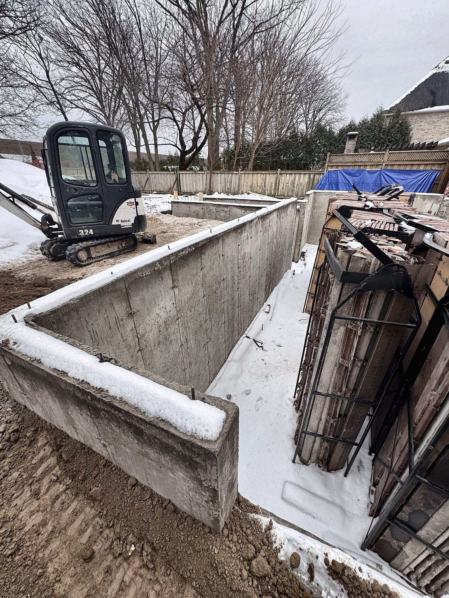 Concrete and framing work by Grand Structural Services