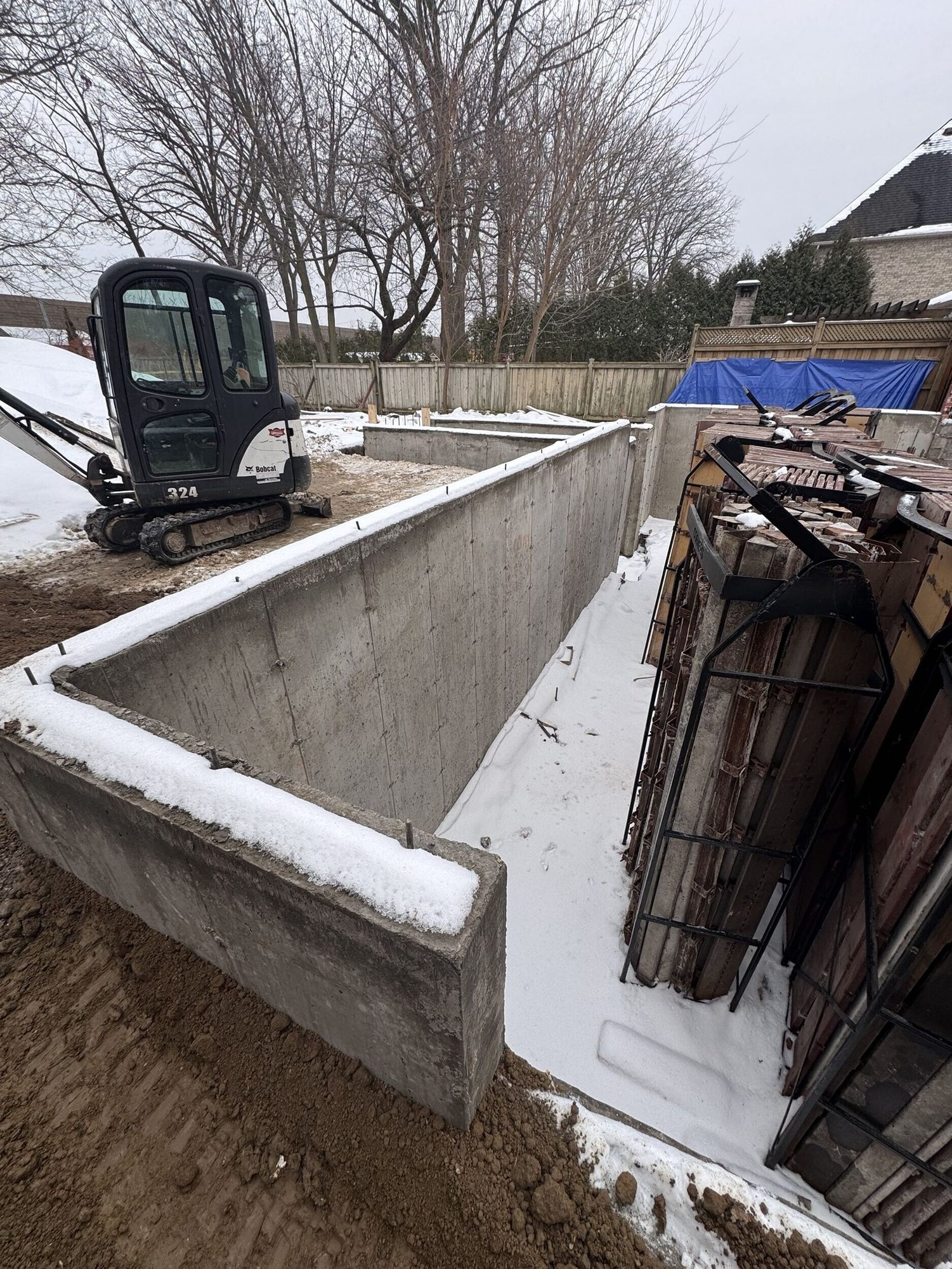 Footings, foundation walls, slabs, underpinning and framing by Grand Structural Services