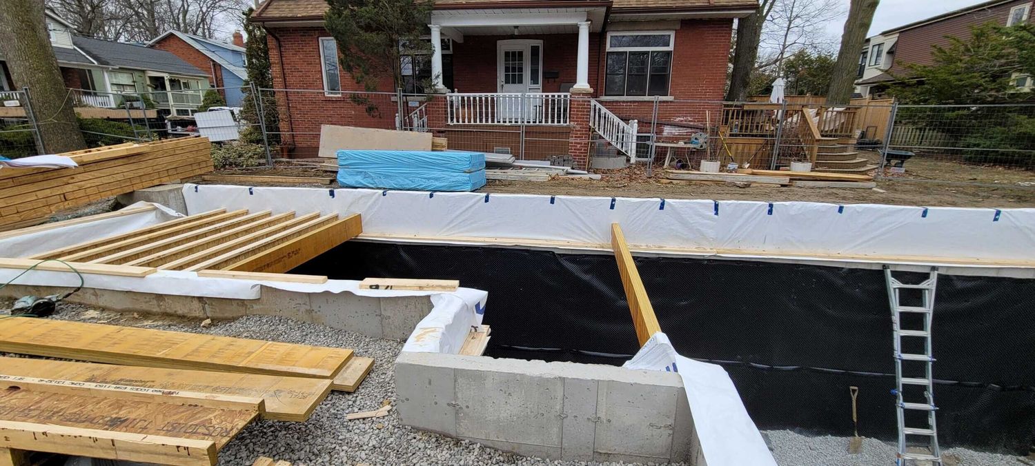 Footings, foundation walls, slabs, underpinning and framing by Grand Structural Services