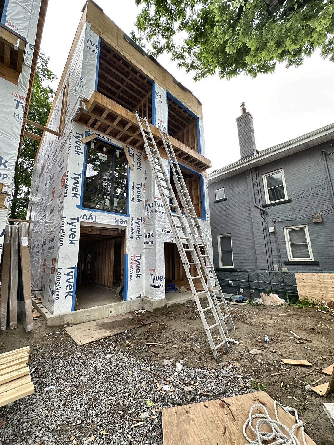 Concrete and framing work by Grand Structural Services