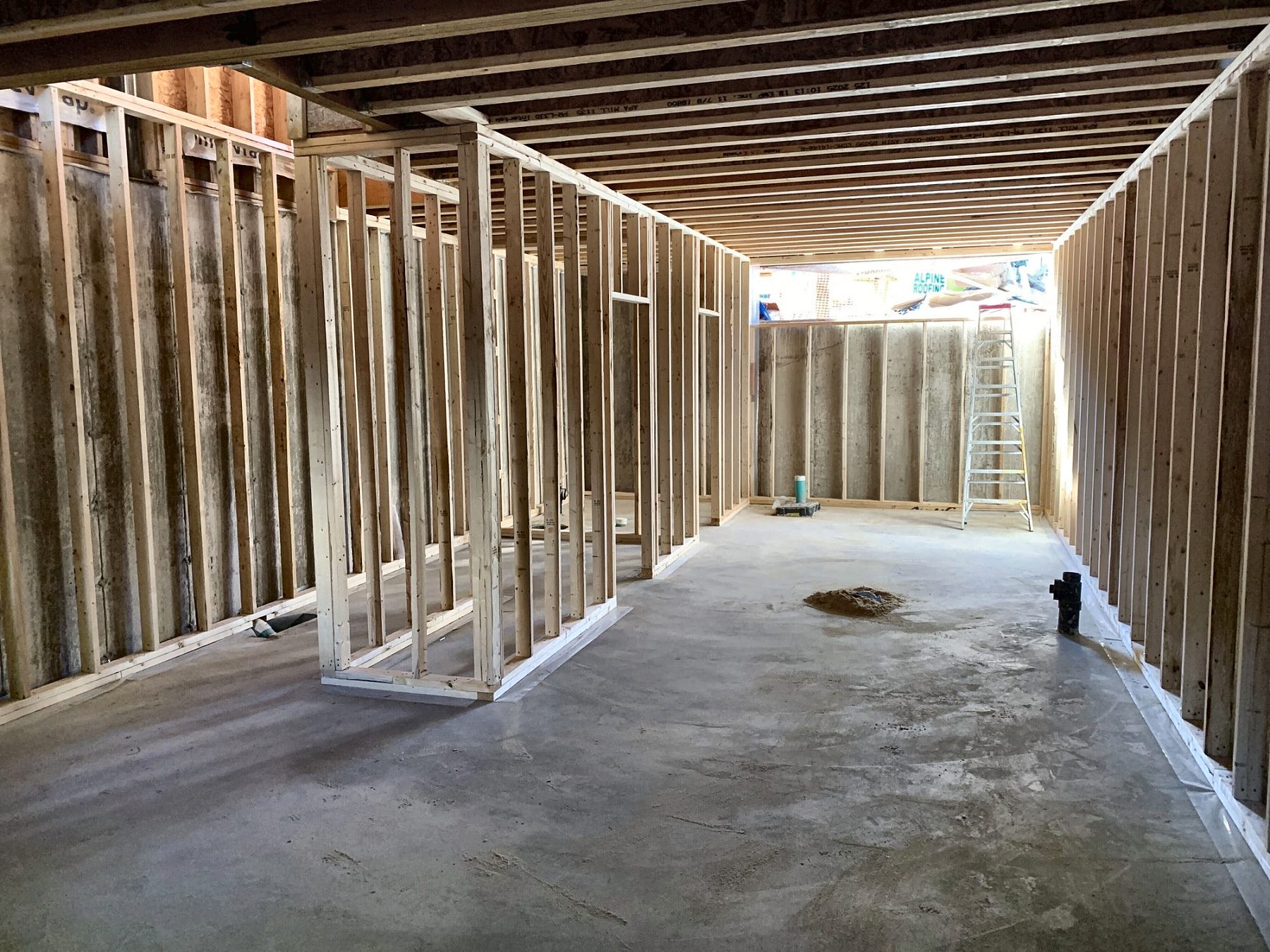 Concrete and framing work by Grand Structural Services