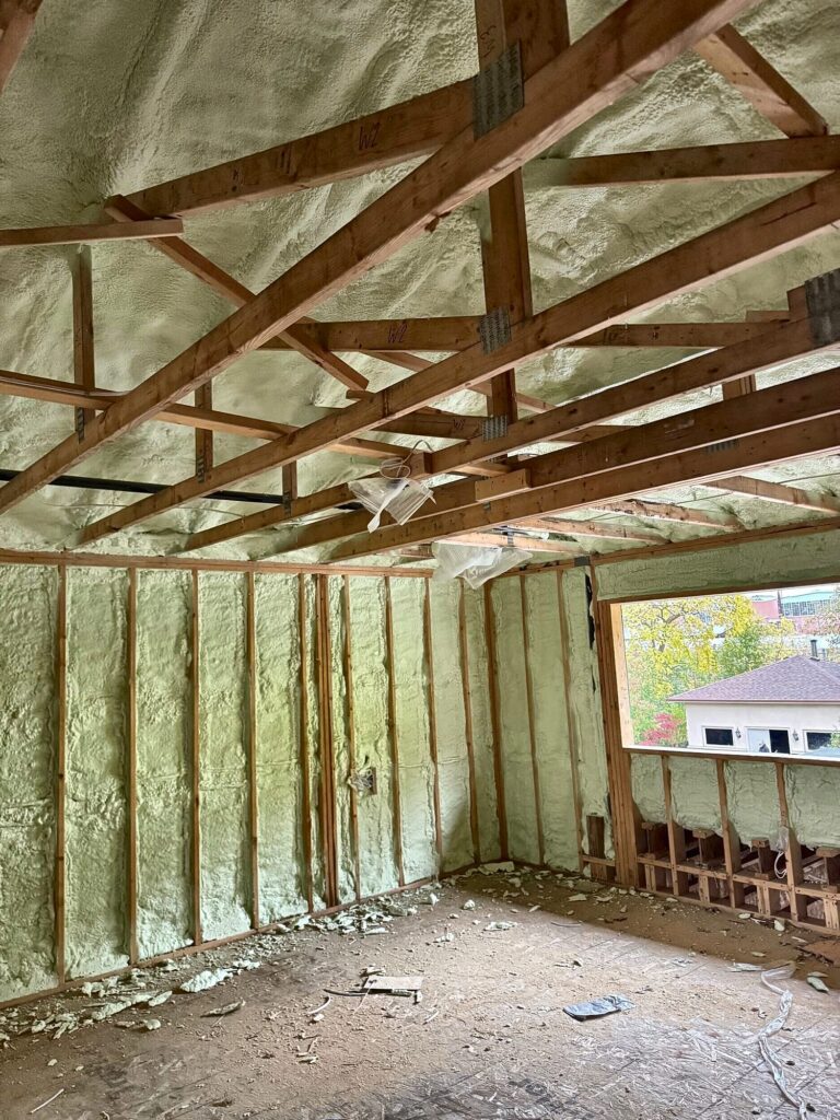 Framing open plan beams, concrete foundation contractor in Markham Village, Markham by Grand Structural Services
