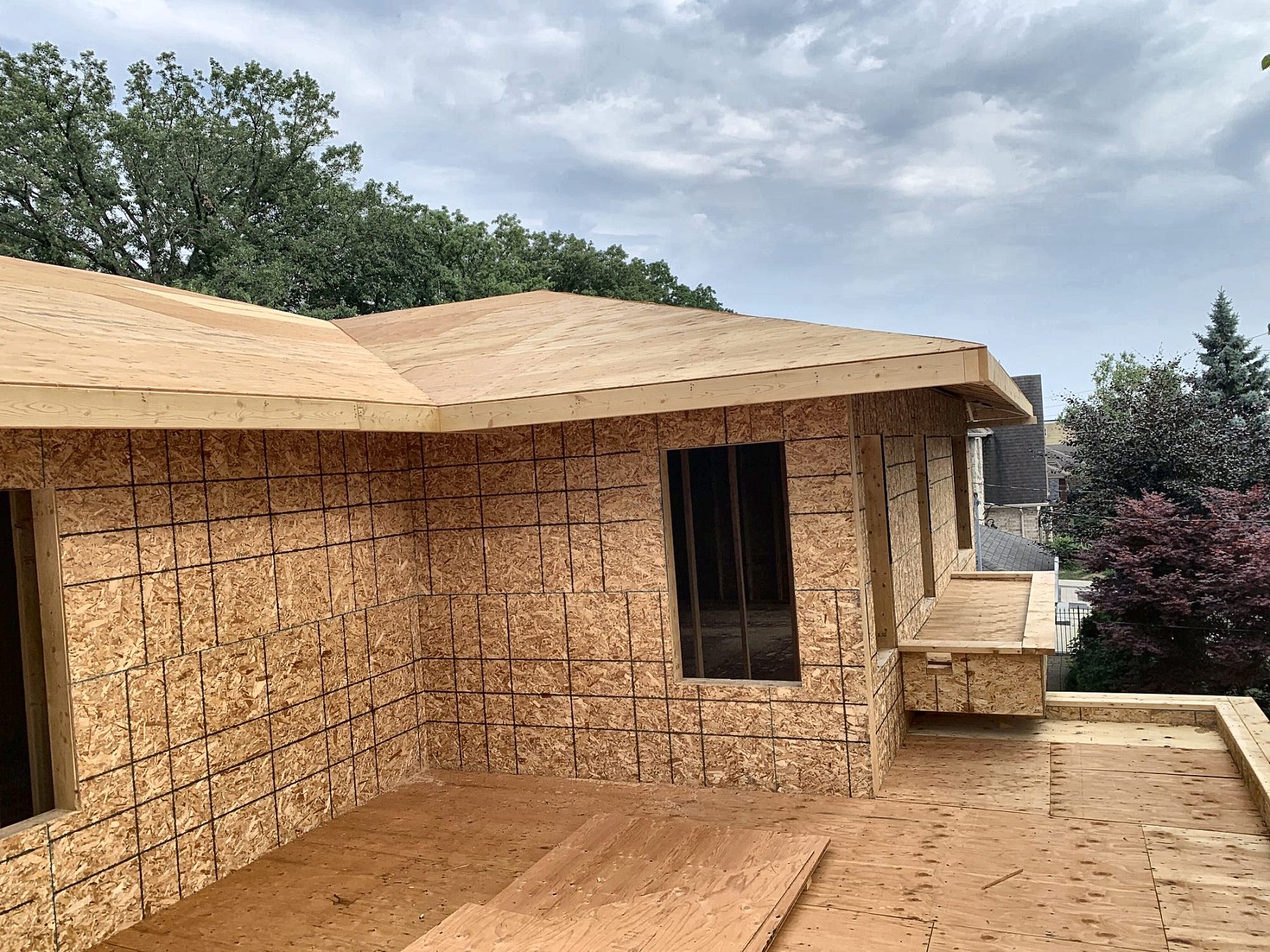 Concrete and framing work by Grand Structural Services