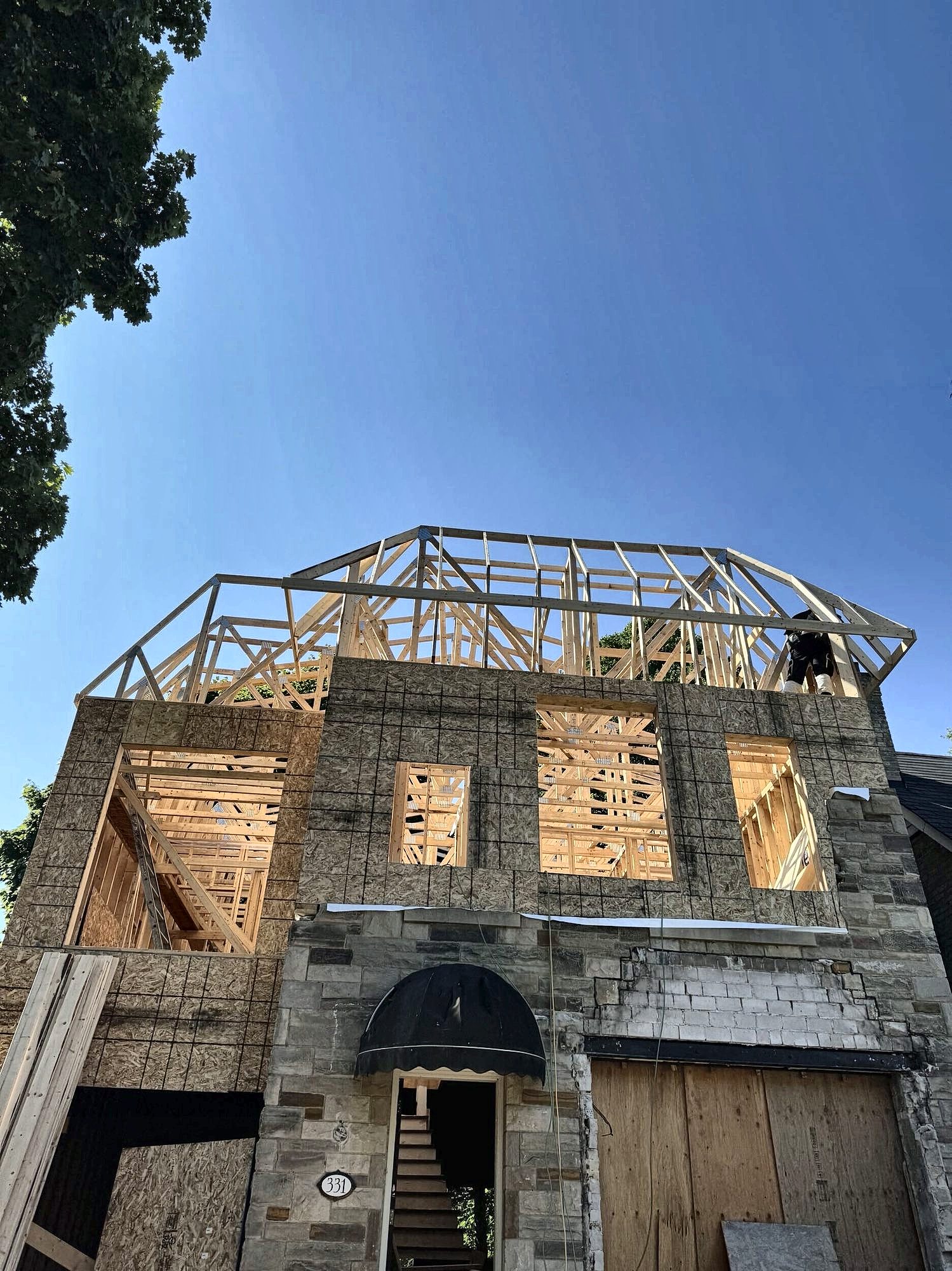 Concrete and framing work by Grand Structural Services