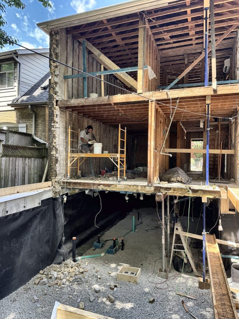 House over new basement, Grand Structural Services, Toronto