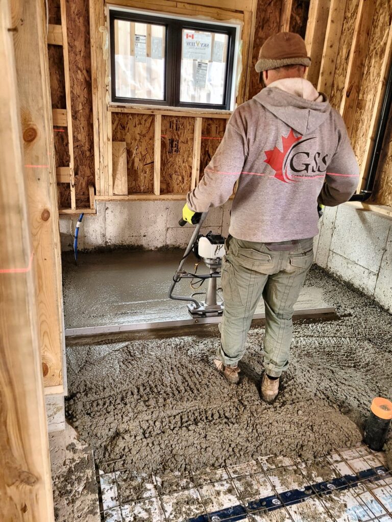Project basement slab, Grand Structural Services, Toronto