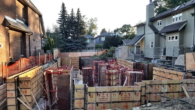 Project infill foundation, Grand Structural Services, Toronto