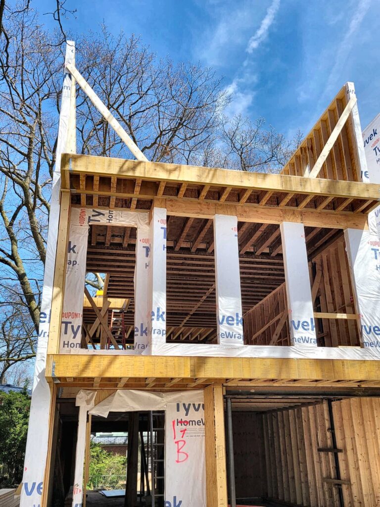 Project infill framing, Grand Structural Services, Toronto