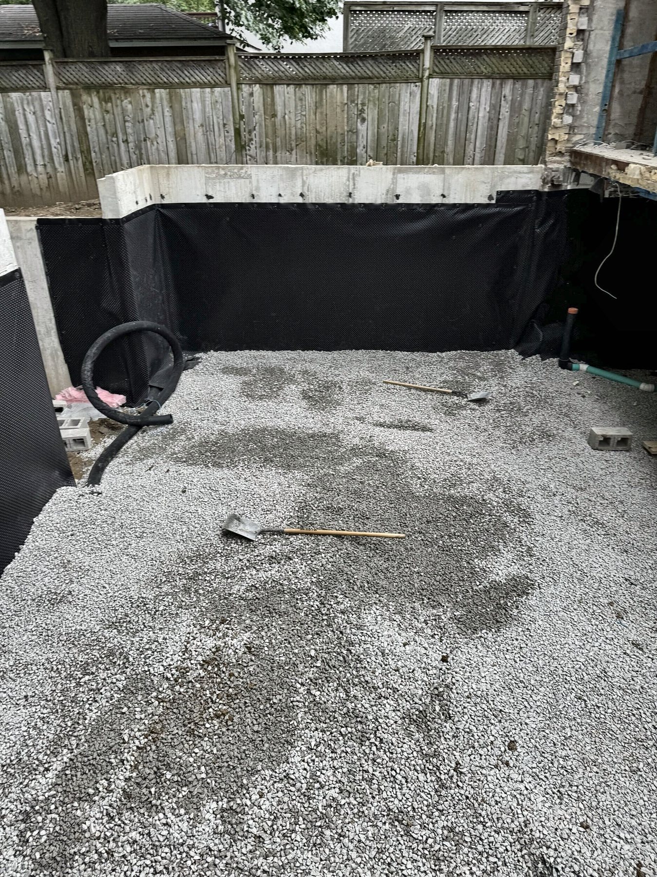 Project rear addition basement, Grand Structural Services, Toronto