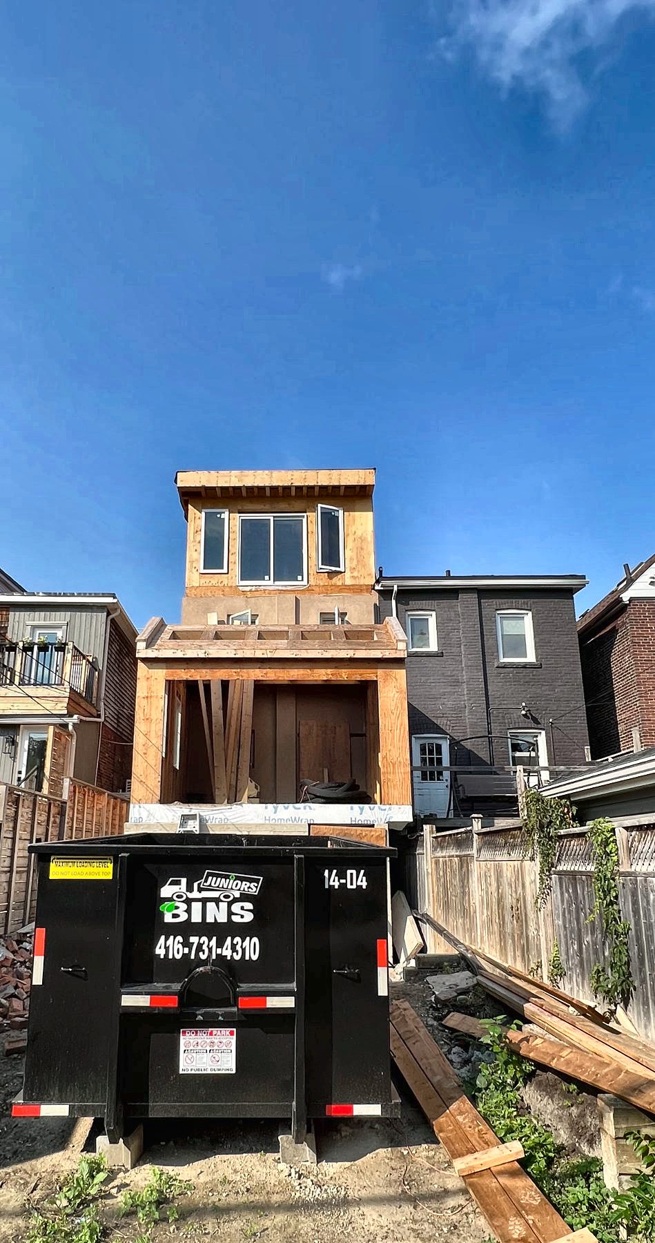 Concrete and framing work by Grand Structural Services
