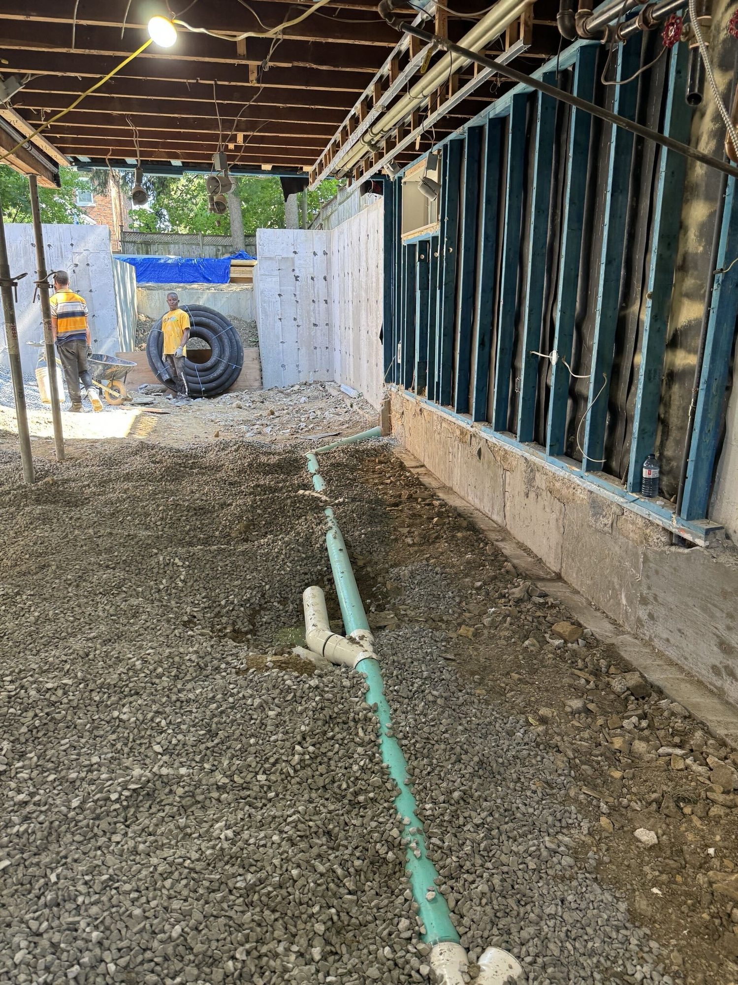 Footings, foundation walls, slabs, underpinning and framing by Grand Structural Services