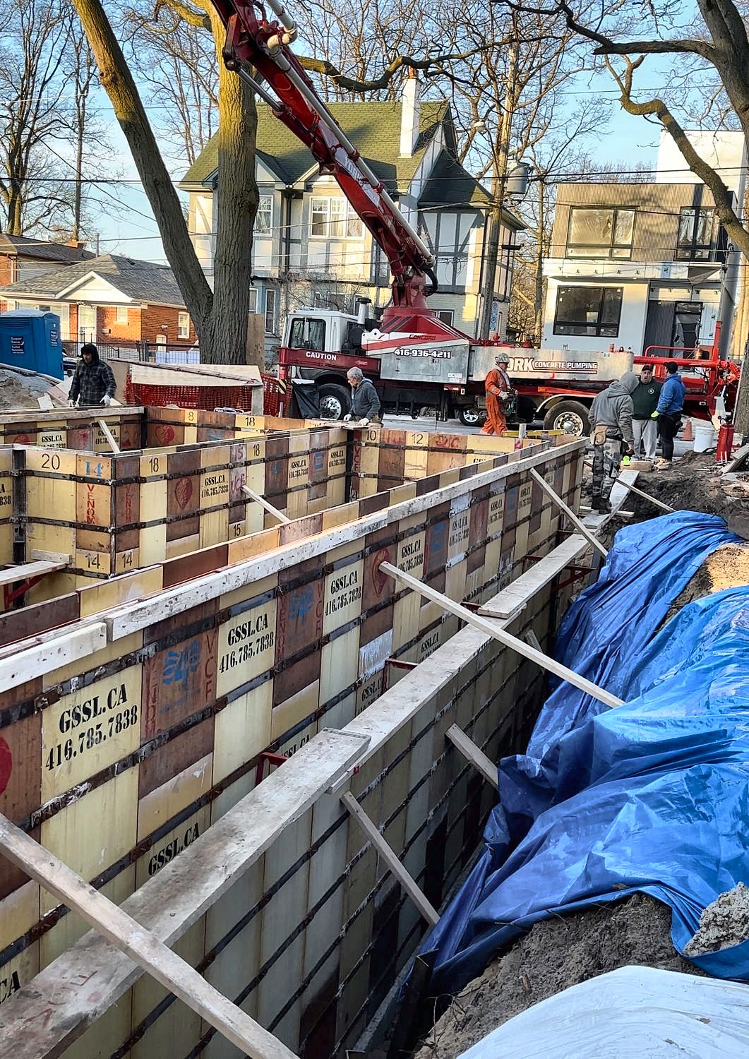 Concrete and framing work by Grand Structural Services