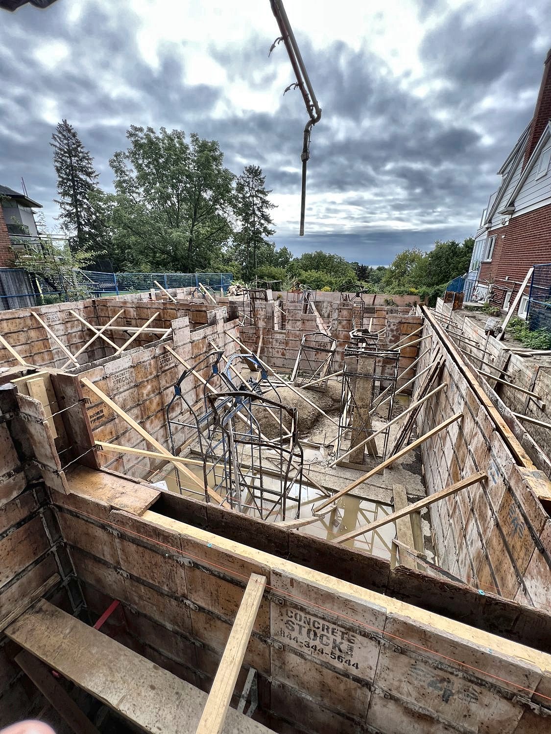 Concrete and framing work by Grand Structural Services