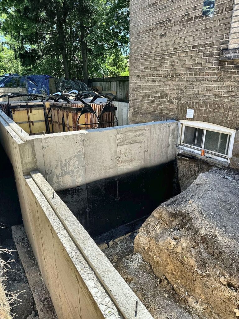 Poured concrete foundation walls, Grand Structural Services project photo 43